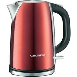 Grundig WK 6330 rychlovarná konvice bezšňůrová červená (metalíza), nerezová ocel