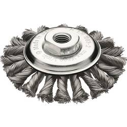 Lessmann Kuželový kartáč D. - tloušťka drátu M14, 0,5 mm, ocelový drát 15 mm, 15000 min 472257WZ 472257WZ 1 ks