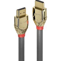 LINDY kabel Zástrčka HDMI-A, Zástrčka HDMI-A 1.00 m šedá 37601 HDMI kabel