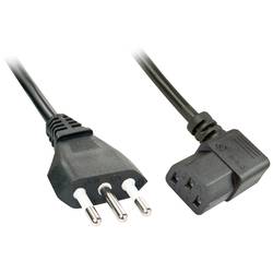 LINDY napájecí kabel [1x italská zástrčka - 1x IEC C13 zásuvka 10 A] 2.00 m černá