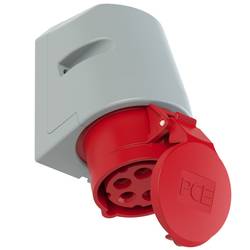 PCE PC Electric 115-6tt CEE zásuvka na stěnu, 16 A, 5pólová, 400 V, 1 ks
