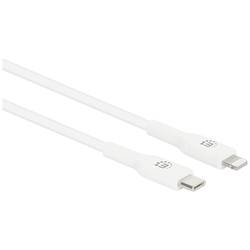Manhattan USB kabel USB-C ® zástrčka, Apple Lightning konektor 1.00 m bílá 394512