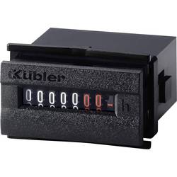 Kübler Automation 129396 3,245,201,075 Počítadlo provozních hodin Kübler H37.5/časový čítač s DIN rozměry 48x24, 187-264V/AC / 50 Hz