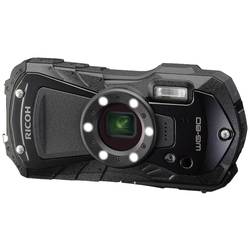 Ricoh Ricoh WG-80 schwarz digitální fotoaparát 16 Megapixel Zoom (optický): 5 x černá akumulátor Full HD videozáznam, integrovaný akumulátor, s vestavěným