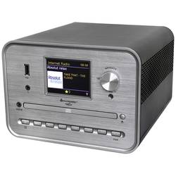 soundmaster ICD1050SW CD přehrávač stříbrná internetové rádio, DAB+, WLAN, USB, vč. reproduktorů