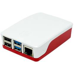 Raspberry Pi® ALLNET - Raspberry Pi 4 Zubehör - offizielles Gehäuse rot/weiß fuer 4 SBC skříň Vhodné pro: Raspberry Pi® 4 B červená, bílá