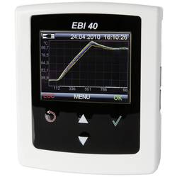 ebro 1340-6400 EBI 40 TC-01 teplotní datalogger Kalibrováno dle (ISO) Měrné veličiny teplota -200 do 1200 °C