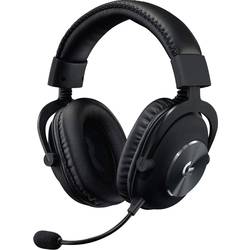 Logitech Gaming G Pro X Gaming Sluchátka Over Ear kabelová 7.1 Surround černá Redukce šumu mikrofonu, Potlačení hluku regulace hlasitosti, Vypnutí zvuku