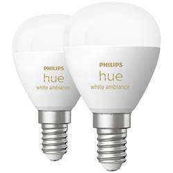 Philips Hue LED žárovka 8719514491168 Energetická třída (EEK2021): F (A - G) Hue White Ambiance Luster E14 5.1 W