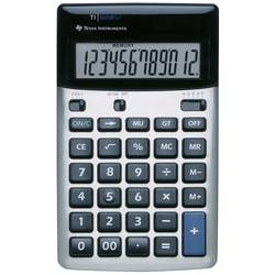 Texas Instruments TI-5018 SV kapesní kalkulačka stříbrná Displej (počet míst): 12 na baterii, solární napájení (d x š) 170 mm x 105 mm