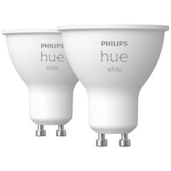 Philips Lighting Hue LED žárovka (sada 2 ks) 871951434014500 Energetická třída (EEK2021): F (A - G) Hue White GU10 Doppelpack 2x400lm GU10 10.4 W teplá bílá