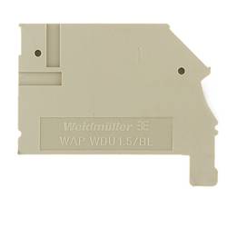 W-Series, Accessories, End plate WAP WDU1.5/BLZ/ZA 1577320000 Weidmüller 50 ks