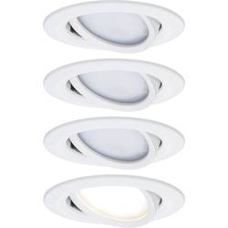 Paulmann Coin Slim LED vestavné svítidlo sada 4 ks LED pevně vestavěné LED 18 W bílá (matná)