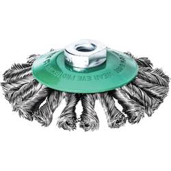 Lessmann Kuželový kartáč D. - tloušťka drátu M14, 0,5 mm, ocelový drát 12 mm, 15000 min 472857WZ 472857WZ 1 ks