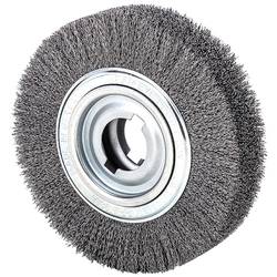 Lessmann Kulatý kartáč D. tloušťka drátu 0,35 mm, 60 mm, 36 min Entgrat-Rundbürste Ø250x60mm Stahldr.hochfest 0,35 Boh.50,8 377053 1 ks