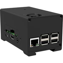 Joy-it Sonstiges Relais hliníková skříň Vhodné pro (vývojové sady): Raspberry Pi®, StromPi 3 včetně přihrádky na baterii, snímatelný kryt GPIO, včetně
