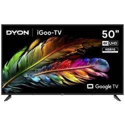 Dyon iGoo-TV 50U LED TV 127 cm 50 palec Energetická třída (EEK2021) F (A - G) CI+, DVB-C, DVB-S2, DVB-T2, Smart TV, UHD, WLAN černá