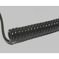 BKL Electronic 1506304 spirálový kabel Li12YD11Y 800 mm / 3200 mm 4 x 0.50 mm² + 4 x 0.50 mm² černá 1 ks