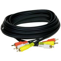 ACV 2303dlv500 cinch kabel 0.5 m [3x cinch zástrčka - 3x cinch zástrčka]