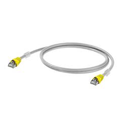 Weidmüller RJ45 (křížený) síťový kabel CAT 6A S/FTP 2.00 m šedá flexibilní provedení, s ochranou, UL certifikace