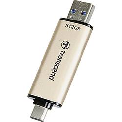 Transcend JetFlash 930C USB flash disk 512 GB zlatá TS512GJF930C USB 3.2 (Gen 1x1) , USB-C®
