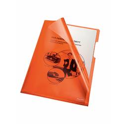 Bene průhledný obal Sichthülle DIN A4 PVC 0.15 mm oranžová (transparentní) 205000OR 100 ks