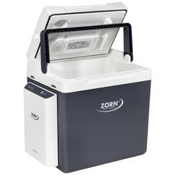 ZORN Cooler Z 26 LNP 7,8 Ah Aku chladnička & Topný box Energetická třída (EEK2021): D (A - G) termoelektrický (peltierův článek) 12 V, 230 V DC/AC černá/bílá