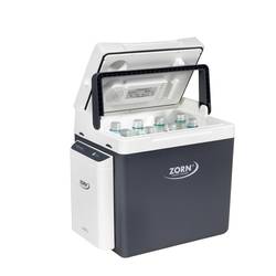 ZORN Cooler Z 26 LNP 7,8 Ah Aku chladnička & Topný box Energetická třída (EEK2021): D (A - G) termoelektrický (peltierův článek) 12 V, 230 V DC/AC černá/bílá