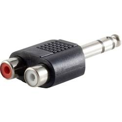 TRU COMPONENTS adaptér jack jack zástrčka 3,5 mm - cinch zásuvka stereo Pólů:3 1 ks