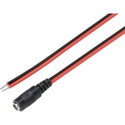 TRU COMPONENTS TC-9556660 nízkonapěťový připojovací kabel nízkonapěťová zásuvka - kabel s otevřenými konci 5.5 mm 2.5 mm 2.00 m 1 ks