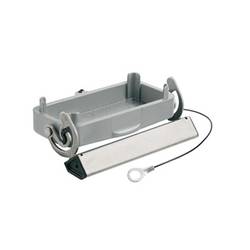 HDC enclosures, Size: 5, Protection degree: IP 65, Cover for lower part of housing, End-locking clamp, lower side, Standard HDC 16A DODL 1LB Weidmüller