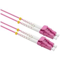Value 21.99.8838 optické vlákno síťové kabely, propojovací kabely LC 7.00 m fialová 1 ks