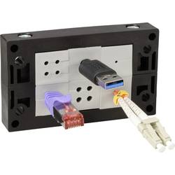 TRU COMPONENTS DVK 24/10 lišta pro zavádění kabelů Průměr svorky (max.) 16 mm polyamid černá 1 ks