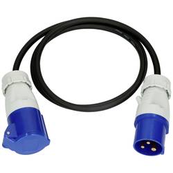 maxCamp 163894 napájecí prodlužovací kabel modrá, černá 1.5 m H07RN-F 3G 1,5 mm² odolné proti oleji, odolné proti UV záření, odolné proti kyselinám