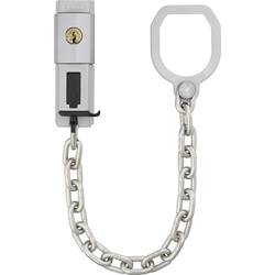 ABUS ABTS21542 dveřní bezpečnostní řetízek s kroužkem na kliku stříbrná