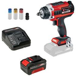 Einhell Power X-Change IMPAXXO 18/400 + 4,0 Ah PXC Starter Kit, 4326441 aku rázový utahovák, 400 Nm, 18 V, 4.0 Ah, Li-Ion, akumulátor, vč. nabíječky, vč.