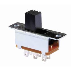 Knitter-Switch MFS 201N SW posuvný přepínač 30 V/DC 0.35 A 2x zap/zap 1 ks