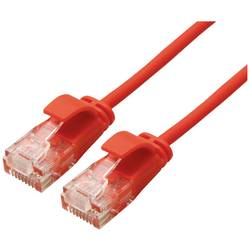 Roline 21.15.3916 RJ45 síťové kabely, propojovací kabely CAT 6A U/UTP 3.00 m červená (jasná) nestíněný, bez halogenů, samozhášecí 1 ks