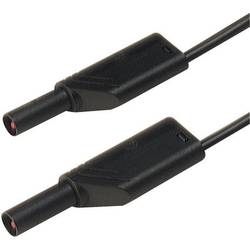 SKS Hirschmann MLS WS 200/2,5 sw bezpečnostní měřicí kabely [lamelová zástrčka 4 mm - lamelová zástrčka 4 mm] 2.00 m, černá, 1 ks