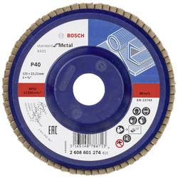 Bosch Accessories 2608601274 X431 vějířovitý brusný kotouč Průměr 125 mm Ø otvoru 22.33 mm ocel 1 ks