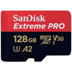 SanDisk Extreme PRO paměťová karta microSDXC 128 GB Class 10 UHS-I nárazuvzdorné, vodotěsné