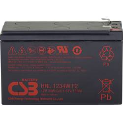 CSB Battery HRL 1234W high-rate longlife HRL1234WF2-FR olověný akumulátor 12 V 8.5 Ah olověný se skelným rounem (š x v x h) 151 x 94 x 65 mm plochý konektor