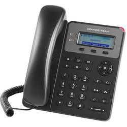 Grandstream SIP GXP-1615 Entry mit PoE šňůrový telefon, VoIP PoE barevný displej šedá, černá