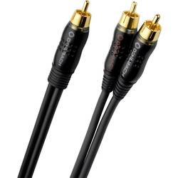 Oehlbach D1C23711 cinch audio Y kabel [2x cinch zástrčka - 1x cinch zástrčka] 12.50 m antracitová
