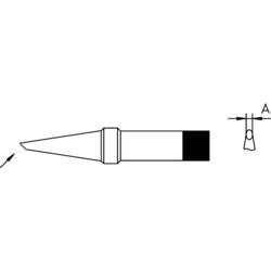Weller 4PTAA9-1 pájecí hrot oblý, zkosený Velikost hrotů 1.6 mm Délka hrotů 33 mm Obsah 1 ks