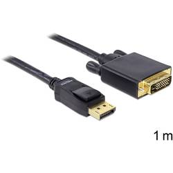 Delock DisplayPort / DVI kabelový adaptér Konektor DisplayPort, DVI-D 24+1pol. Zástrčka 1.00 m černá 82590 Kabel DisplayPort