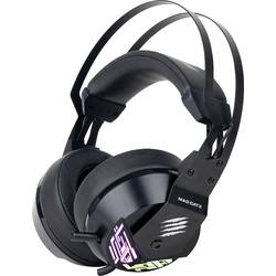 MadCatz F.R.E.Q. 4 Stereo Gaming Sluchátka Over Ear kabelová 7.1 Surround černá Potlačení hluku regulace hlasitosti, Vypnutí zvuku mikrofonu