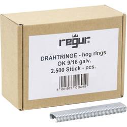 Regur OK 9/16 očky svorky s pozinkováním 2500 ks Regur 60724 Rozměry (d x š) 16 mm x 8 mm