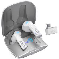 Asus ROG Cetra True Wireless Speednova Gaming špuntová sluchátka Bluetooth® stereo bílá Potlačení hluku Nabíjecí pouzdro