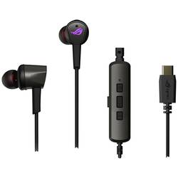 Asus CETRA II Gaming špuntová sluchátka kabelová stereo černá Potlačení hluku regulace hlasitosti